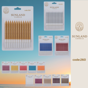 Glitter Candles | Code 260