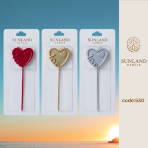 Shape & Calligraphy  candles | Code 530