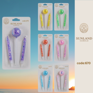 Glitter Candles | Code 670