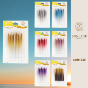 Metallic & Semi-Metallic Candles | Code 835