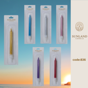 Metallic & Semi-Metallic Candles | Code 836