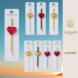 Shape & Calligraphy  candles | Code 865