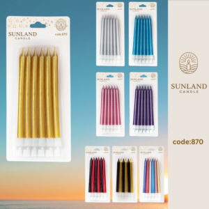 Metallic & Semi-Metallic Candles | Code 870