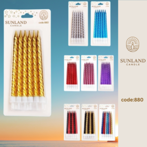 Spiral & Twisted Candles | Code 880