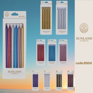 Metallic & Semi-Metallic Candles | Code 930d