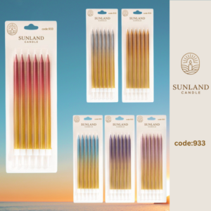 Metallic & Semi-Metallic Candles | Code 933