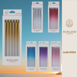 Metallic & Semi-Metallic Candles | Code 935d