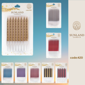 شموع لولبية وملتوية | كود 420