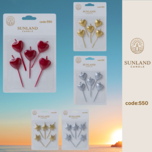 شموع الأشكال والخطوط (كاليغرافي) | كود 550