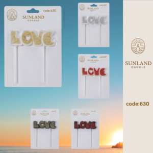 شموع الأشكال والخطوط (كاليغرافي) | كود 630