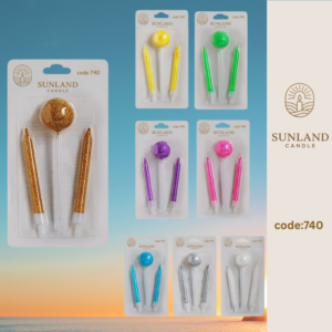 شموع جليتر (لامعة) | كود 740