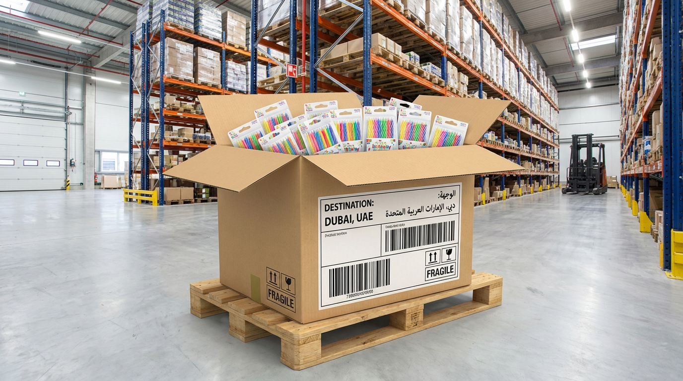 Export Ready Birthday Candle Cartons in Warehouse